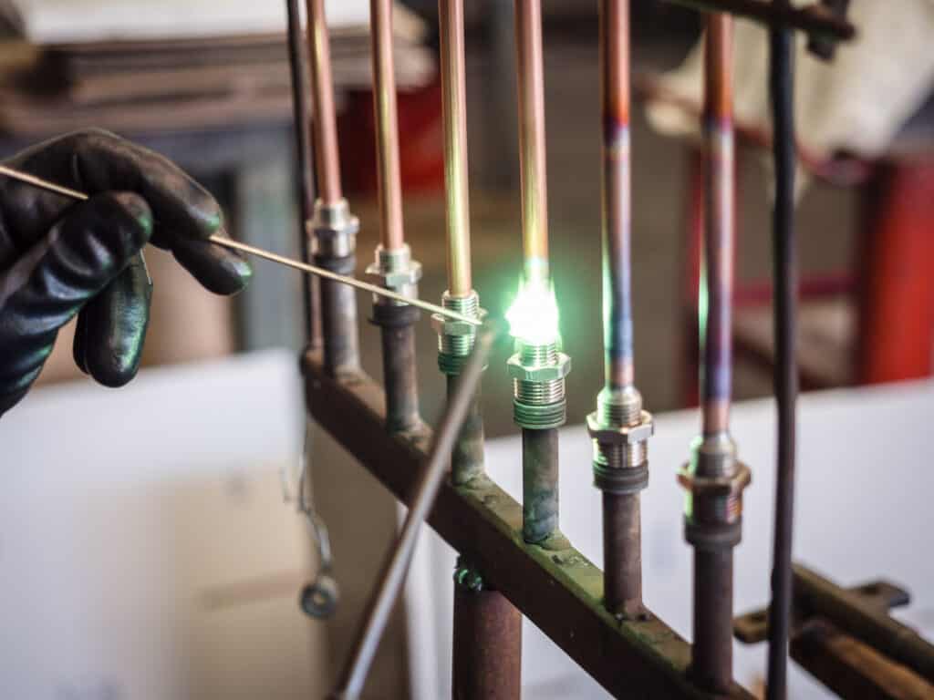 Welding brass with a stick welder