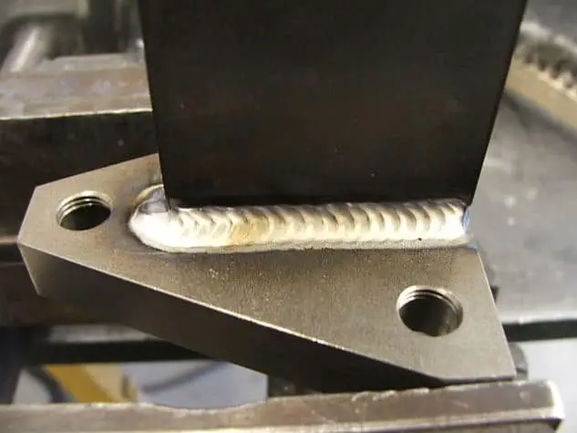 TIG welding mild steel