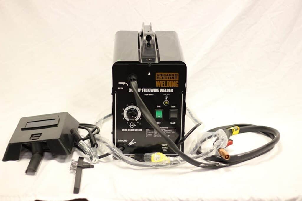 Chicago Electric’s 90 amp flux wire welder